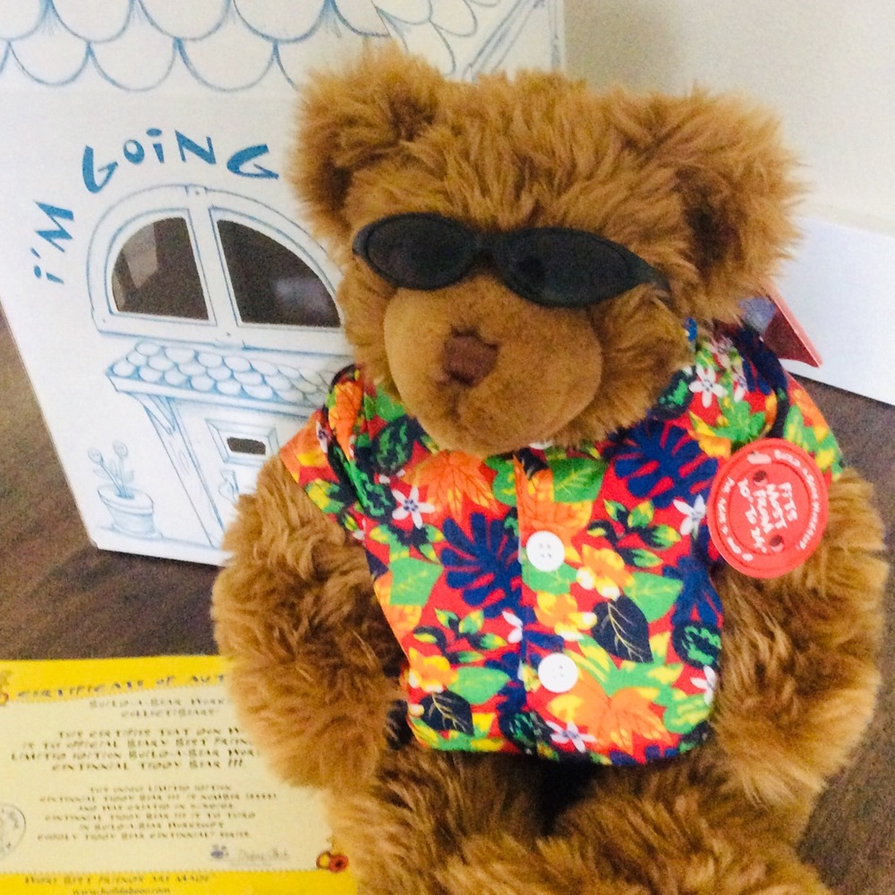 New Vintage Build A Bear Centennial Teddy Bear III Limited Edition